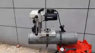 ماكينة تثقيب الأنابيب بالنشر (القطع) 4.5 بوصة، HC-1X