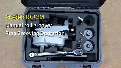 ماكينة روول جروف يدوية 1 إلى 6 بوصة،  RG-2M